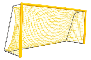 Bramka do piłki nożnej 5,5x2,2m przedłużana / tulejowa [piłka nożna plażowa]